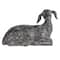 Hello Honey® 9" Black Lying in Rest Goat Accent Décor with Cast Iron Finish